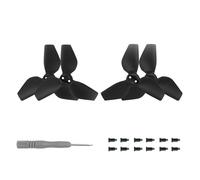 Eliche per drone DJI NEO, elica di ricambio per drone DJI NEO, eliche tascabili a colori 2016S, accessori leggeri per ali drone (nero, 2 paia)