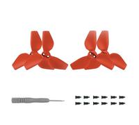 Eliche per drone DJI NEO, elica di ricambio per drone DJI NEO, eliche tascabili a colori 2016S, accessori leggeri per ali drone (rosso, 2 paia)