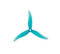 Eliche universali for droni con eliche 5536 5,5X3,6X3 a 3 pale for PC da 5,5 pollici(4 pair Blue)