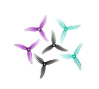 Eliche universali for PC a tre pale e fori 3630, 24 pezzi/12 paia, for drone con stuzzicadenti da 3,5 pollici(12pairs Purple)