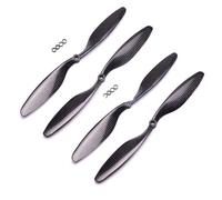 Elici di fibra di carbonio reale 1045 1045R 10x4. 5 CW CCW Compatibile con F450 S500 S550 RC Multicopter Quadcopter 1 2 4 coppie lotto(2PAIR)