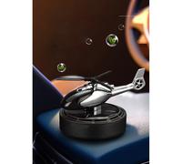Elicottero ad energia solare accattivante auto profumo lega ornamento