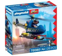 Elicottero di Polizia Playmobil 72080 Set di Soccorso 28 Pezzi