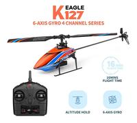 Elicottero Radiocomandato WlToys XK K127 2,4 GHz Giroscopio a 6 assi 4 Canali