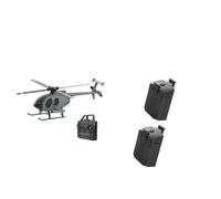Elicottero RC C184, scala 1:48, classe 120, 2,4 GHz, 4 canali, MD500 | mantenimento dell'altezza, determinazione ottica della posizione, avvio e atterraggio premendo un pulsante, con hardpoint