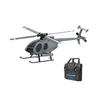 Elicottero RC C184, scala 1:48, classe 120, 2,4 GHz, 4 canali, MD500 | mantenimento dell'altezza, determinazione ottica della posizione, avvio e atterraggio premendo un pulsante, con hardpoint