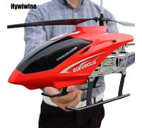 Elicottero Rc con telecomando Giocattolo aereo grande extra durevole per bambini Modello drone Outdoor 3.5CH 80cm Aereo Grande elicottero