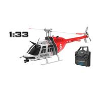 Elicottero RC ERA C138 (RTF) Bell 206 Red/White 1:33 Gyro 6 assi con Controll...