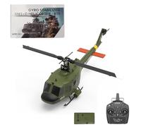 Elicottero RC per adulti, F07 UH-1 Huey 1/34, elicottero telecomandato con design militare realistico, giroscopio a 6 assi, stabilità flybarless, posizionamento del flusso ottico - 1 batteria