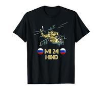 Elicottero russo della guerra fredda MI-24 Hind Maglietta