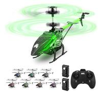 Elicottero Telecomandato,Elicottero RC 2.4G,con luce 7 colori LED,3.5 Ccanali Elicotteros Rradiocomandato,altezza fissa,decollo con un solo tasto,Regali di Natale adatti a bambini dai sei anni in su