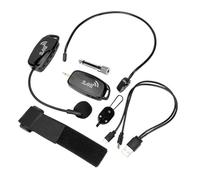 ELICTECH - Sistema di microfono senza fili per sassofono per tromba, strumenti per violino, ricevitore 2.4G, riduzione del rumore