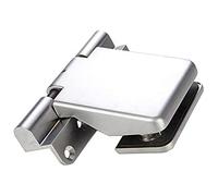 eliga Cinturino per porta con chiusura automatica, forma angolare, cromato opaco, DIN sinistro