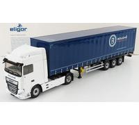 ELIGOR 1/43 MODELLINO CAMION STATICO DAF XF480 SUPERSPACE 2017 BOUCHE TRANSPORTS