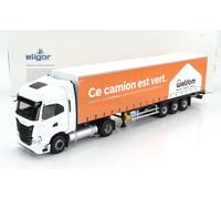 ELIGOR 1/43 MODELLINO CAMION STATICO IVECO FIAT S-WAY NP TELONATO WELDOM 2021