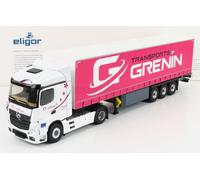 ELIGOR 1/43 MODELLINO CAMION STATICO MERCEDES ACTROS 2 1848 TELONATO GRENIN