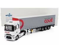 ELIGOR 1/43 MODELLINO CAMION STATICO RENAULT T-HIGH TELONATO COUE TRANSPORTS