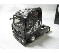 Eligor per IVECO STRALIS 2007 All Blacks Trailer Trattore 1/43 DIECAST Modello finito AUTO Camion