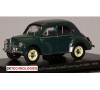 Eligor Renault 4CV Grand Luxe Type R 1950 Modello Auto 1:43 Die Cast Verde