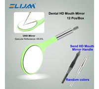 ELIJAH Specchio dentale UHD Bocca HD 4 colori tra cui scegliere Specchio impermeabile con manico staccabile in acciaio inossidabile Strumento dentale