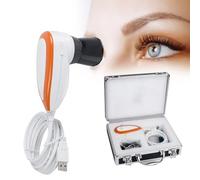 ELIKBH Fotocamera per Iridologia USB da 5.0 MP, Analizzatore Dell'iride Iridologia, Obiettivo dell'iride HD 30x, Analizzatore della Lampada Sinistra, Fotocamera per Analisi Iridologica