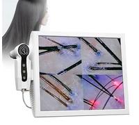 ELIKBH Telecamera per Il Cuoio capelluto da 15 Pollici con Funzione microscopio, ingrandimento 200x, Sistema di diagnosi della Pelle con Foto congelata