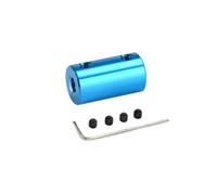 ELILANEY 1 pz 2mm 3mm 4mm 5mm 6mm Giunto for albero rigido in lega di alluminio Accoppiatore rigido Connettore motore for parti di trasmissione del motore 10x20mm Albero regolabile(1mm to 1mm)