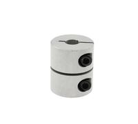 ELILANEY 1 pz Albero Rigido Accoppiatore Morsetto Servo Motore Passo-passo Accoppiamento Parti Della Stampante 3D 3mm 4mm 5mm 6mm 6.35mm 8mm 10mm D20 L25 Albero regolabile(2X6.35mm)
