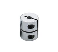 ELILANEY 1 pz Alluminio D25L30 Accoppiatore Rigido 25mm Diametro 30mm Lunghezza Accoppiamento for Motore Stampante 3D Macchina Vite di Piombo Parti Albero regolabile(8X8mm)