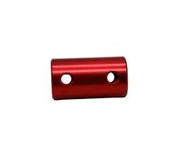 ELILANEY 1 pz Giunto flessibile for albero in alluminio rosso Fuori misura D12 L20 Giunto for motore passo-passo Albero regolabile(2mm to 3.17mm)
