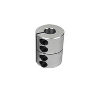 ELILANEY 1 pz Giunto for albero CNC Serraggio rigido Giunto a mascella Foro da 4mm a 10mm Foro Albero motore Connettore comune Motore Albero regolabile(5mm x 7mm)