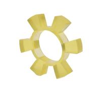 ELILANEY 10 pezzi di cuscinetto elastico esagonale in poliuretano tipo T for cuscinetti a sfera, cuscinetto for ruota pompa acqua, blocco elastico in gomma Albero regolabile(T100)