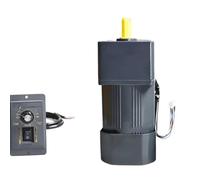 ELILANEY 1pc 60W 5IK60RGN-CF Regolare la Velocità Del Motore 220V AC Monofase 90x90mm Motoriduttore a Velocità Regolabile con governatore 12mm Albero Riduzione di coppia(180K 7.5RPM)