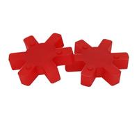 ELILANEY 2 pezzi Guarnizione in poliuretano PU Giunto albero flessibile Pompa Tampone elastico Smorzatore Elemento cuscino Albero regolabile(L075)