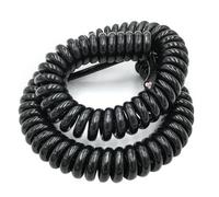 ELILANEY Cavo a spirale espandibile a 6 e 8 fili, lunghezza della linea 5 metri, cablaggio affidabile e connettività allungare(8-core 20AWG)