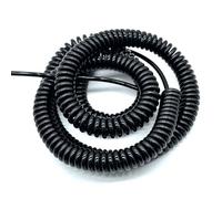 ELILANEY Cavo di prolunga a spirale a 2 conduttori, resistenza scalabile, CNC, allungabile, 1,5 metri estensibile flessibile(13AWG.5mm2)