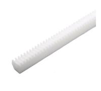 ELILANEY Cremagliera con ingranaggi cilindrici in POM 1 modulo, cremagliera con ingranaggi in nylon e plastica, denti dritti, larghezza 10 mm, altezza 15 mm, guida lineare meccanico(10x15x300mm)