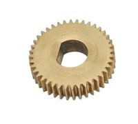 ELILANEY Ingranaggio cilindrico in rame da 0,7 M 34 T 25,2x5 mm Micro 34 denti 0,7 modulo Pignone di trasmissione a denti diritti piatti 5 mm di spessore meccanico(10x9mm D bore)