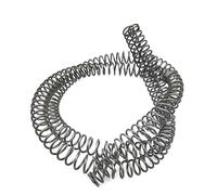 ELILANEY Molla di compressione 2 pezzi 1.000 mm 39,37 '', diametro filo 2,5 mm, diametro esterno da 9 mm a 30 mm for progetti domestici, attrezzature da ufficio elastico(1000mm x 2.5mm x 13mm)