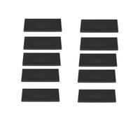 ELILANEY Piastra di protezione del profilo standard europeo in nylon nero da 10 pezzi con coperchio terminale in alluminio for parti della stampante 3D CNC fissaggio supporto(2040)