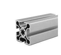 ELILANEY Profilo estruso in alluminio 5050 da 1 metro, 39,37" di lunghezza, 50x50 mm, for impieghi gravosi, for strutture fai da te di recinzioni industriali Bordo supporto(8mm slot)