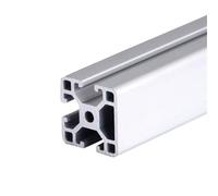 ELILANEY Profilo in alluminio for impieghi gravosi 4040 con profilo quadrato a tenuta su un solo lato, telaio for rack lineare da 40x40 mm for linea di assemblaggio Bordo supporto(500mm long)