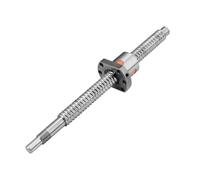 ELILANEY SFU3205 Vite a ricircolo di sfere rullata C7 Grado 32mm Diametro 5mm Passo RM3205 Filettatura destra BK25 BF25 Estremità lavorata for avanzamento tornio CNC viaggio a tappe(350mm 13.78" long)