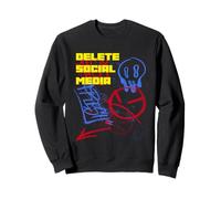 Elimina i Social Media (Digital Detox) (Grafica Graffiti) Felpa
