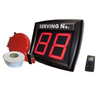 Eliminacode Display LED due cifre + Radiocomando Display + Dispenser con Ticket inclusi - Visore Plug & Play “TURNIX” Sistema Accodamento Sportelli ● IMPRETECH INTERNATIONAL GROUP® ● Made In Italy