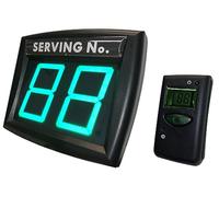 Eliminacode LED Verde due cifre + radiocomando con display., Made in Italy