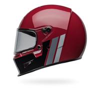 Eliminator 2.0 Integrale Moto Casco (Gloss Gt Mattone Rosso/Nero - 2X-Large)