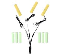 Eliminatore Di Batteria AA Da USB a 3in1, Batteria AAA 3in1 Elimina L'alimentatore USB Sostituisci Le Batterie AAA Da 1-4 Pezzi 1,5 V Per La Fotocamera Dei Giocattoli Dell'orologio E Altro