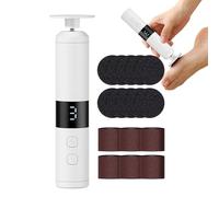 Eliminatore Di Calli Elettrico Per Piedi - Levigatore Per Pedicure E Calli Con 3 Livelli, Sicuro E Senza Filo | Macchina Elettrica per e Lucidatura dei Piedi,Per Casa e Viaggio