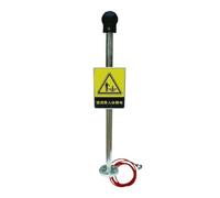 Eliminatore di colonna di scarico statico for il corpo umano, sfera di scarico statico antideflagrante industriale in acciaio inossidabile